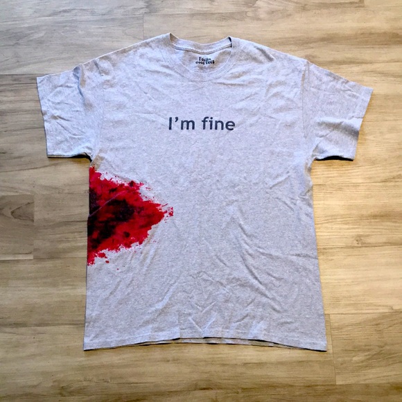 Other - Feelin Good Tees “I’m Fine” tshirt